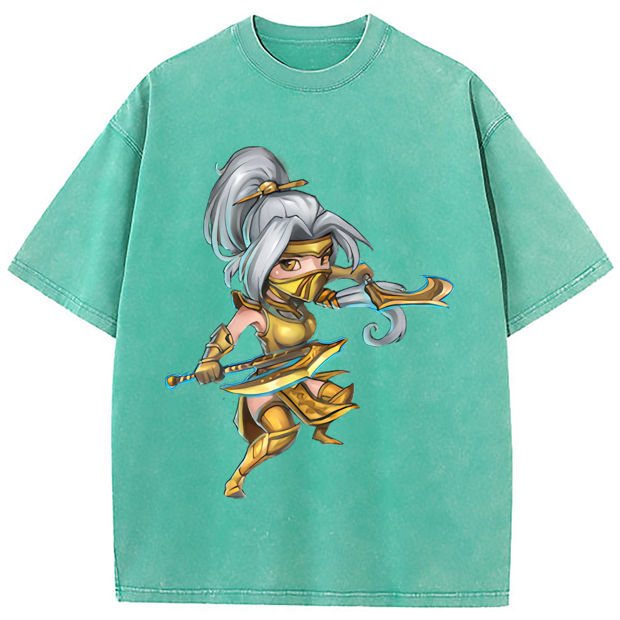 （画像用） リーグ・オブ・レジェンド League of Legends LOL 綿100% ヴィンテージ風 半袖Tシャツ（フロントプリント）